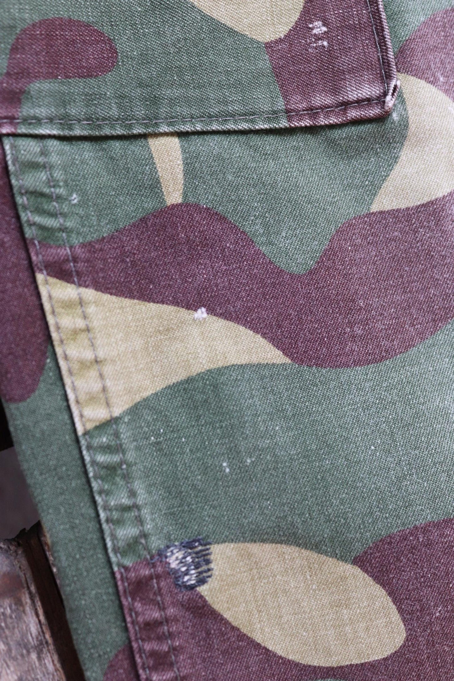 Vintage 1980s Finnish M62 camo trousers - windproof paratrooper pants - 39” x 29”