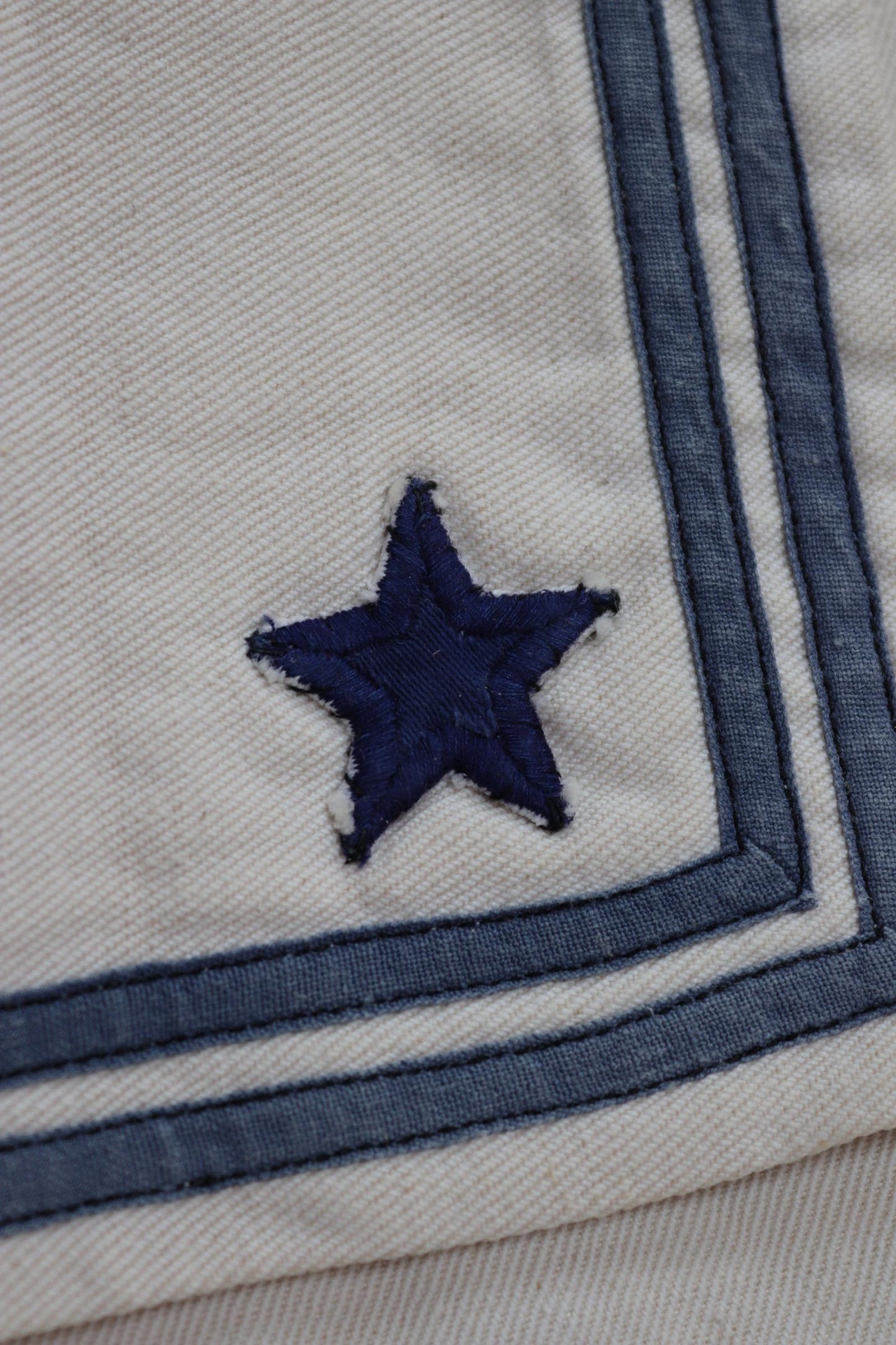 Vintage 1950s Italian sailor shirt - military workwear - 41" chest