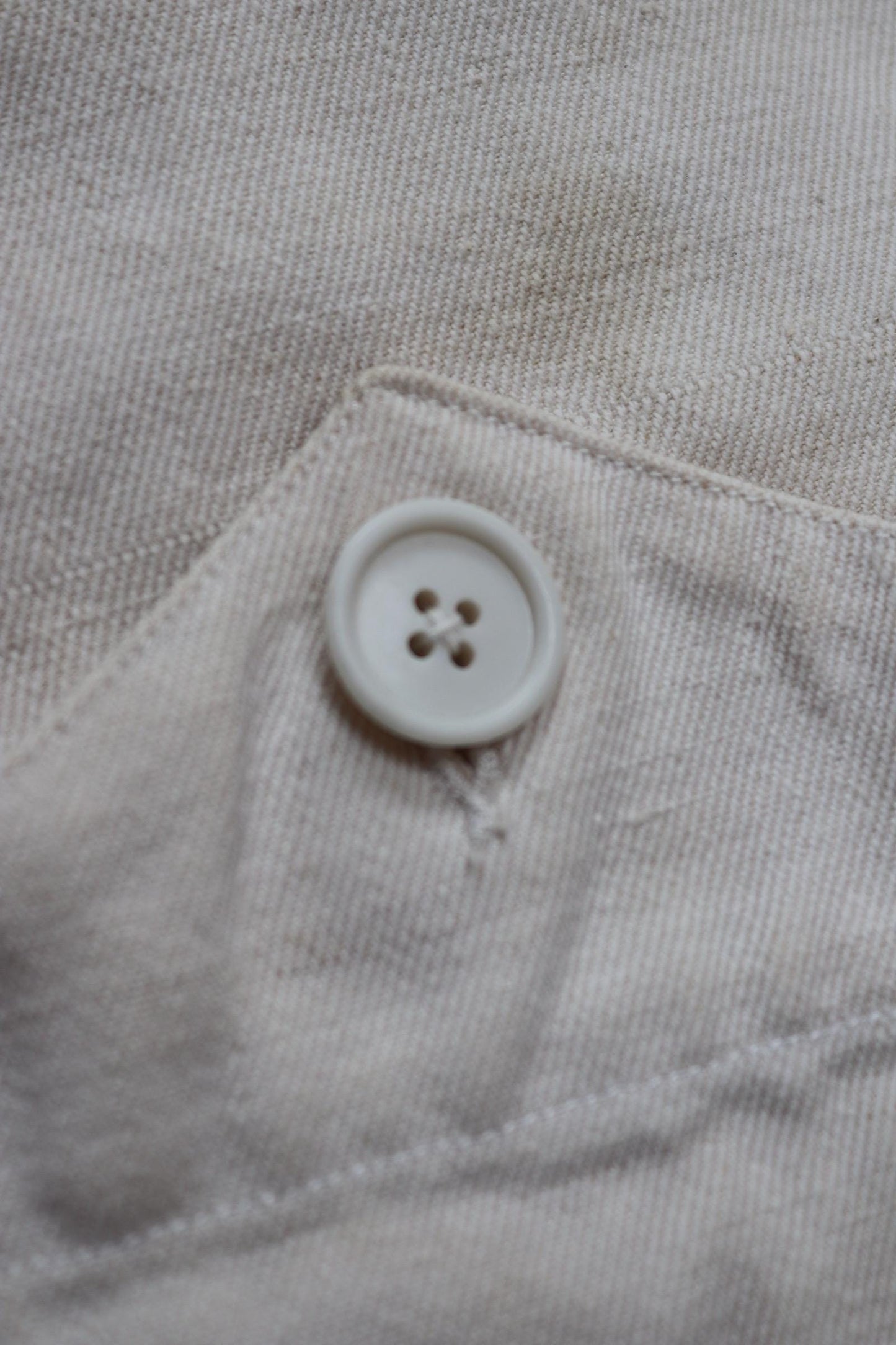Vintage 1950s Italian sailor shirt - military workwear - 41" chest