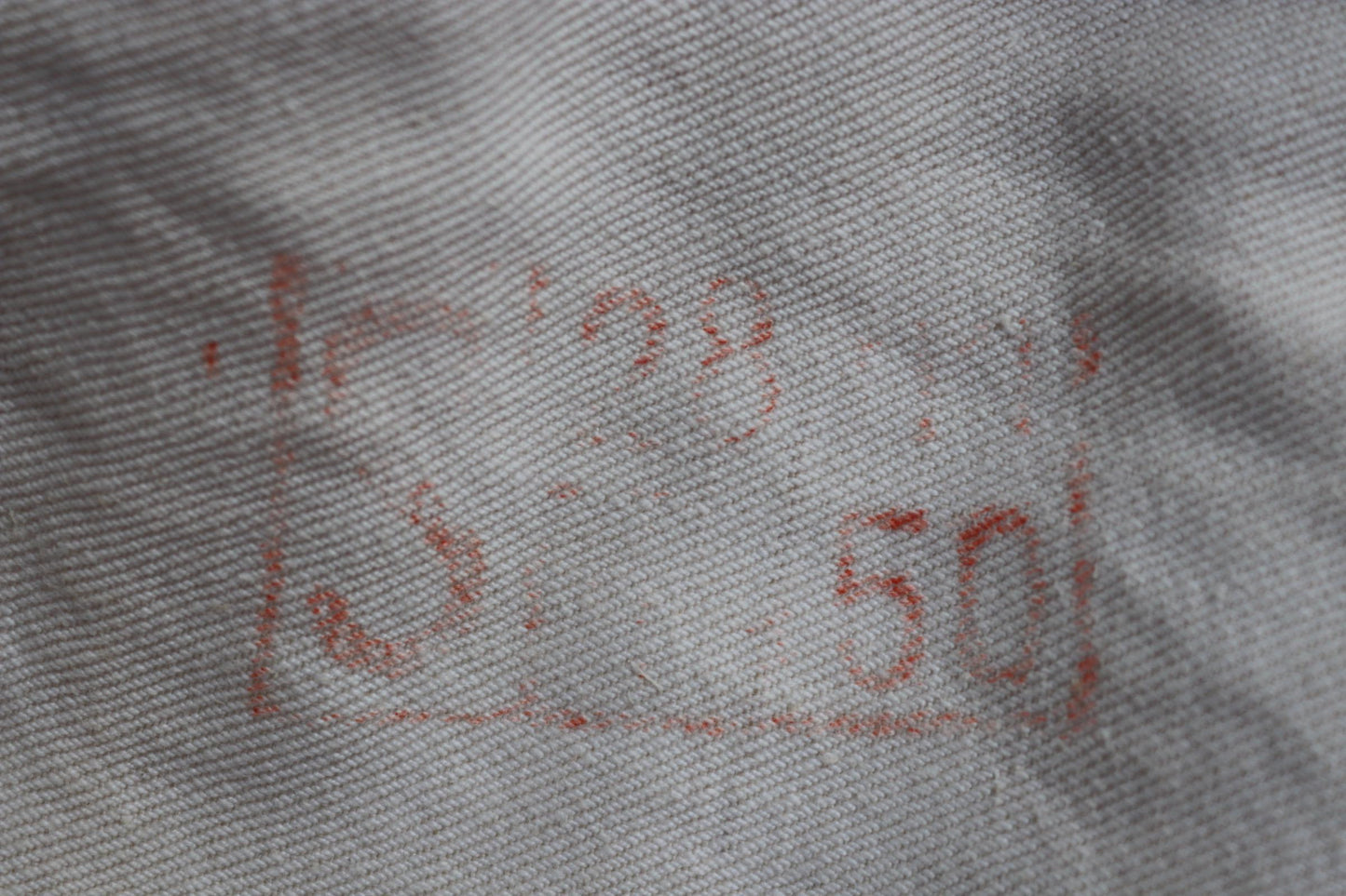 Vintage 1950s Italian sailor shirt - military workwear - 41" chest