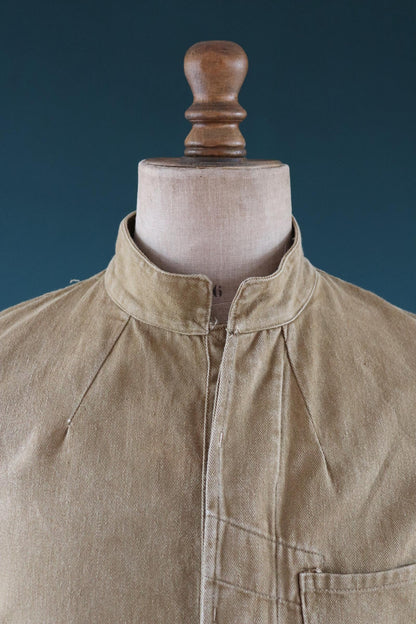 Vintage WW2 Combination Suit - ATS - British workwear - 1940s overalls - mechanic coveralls - 44” x 40” x 28”