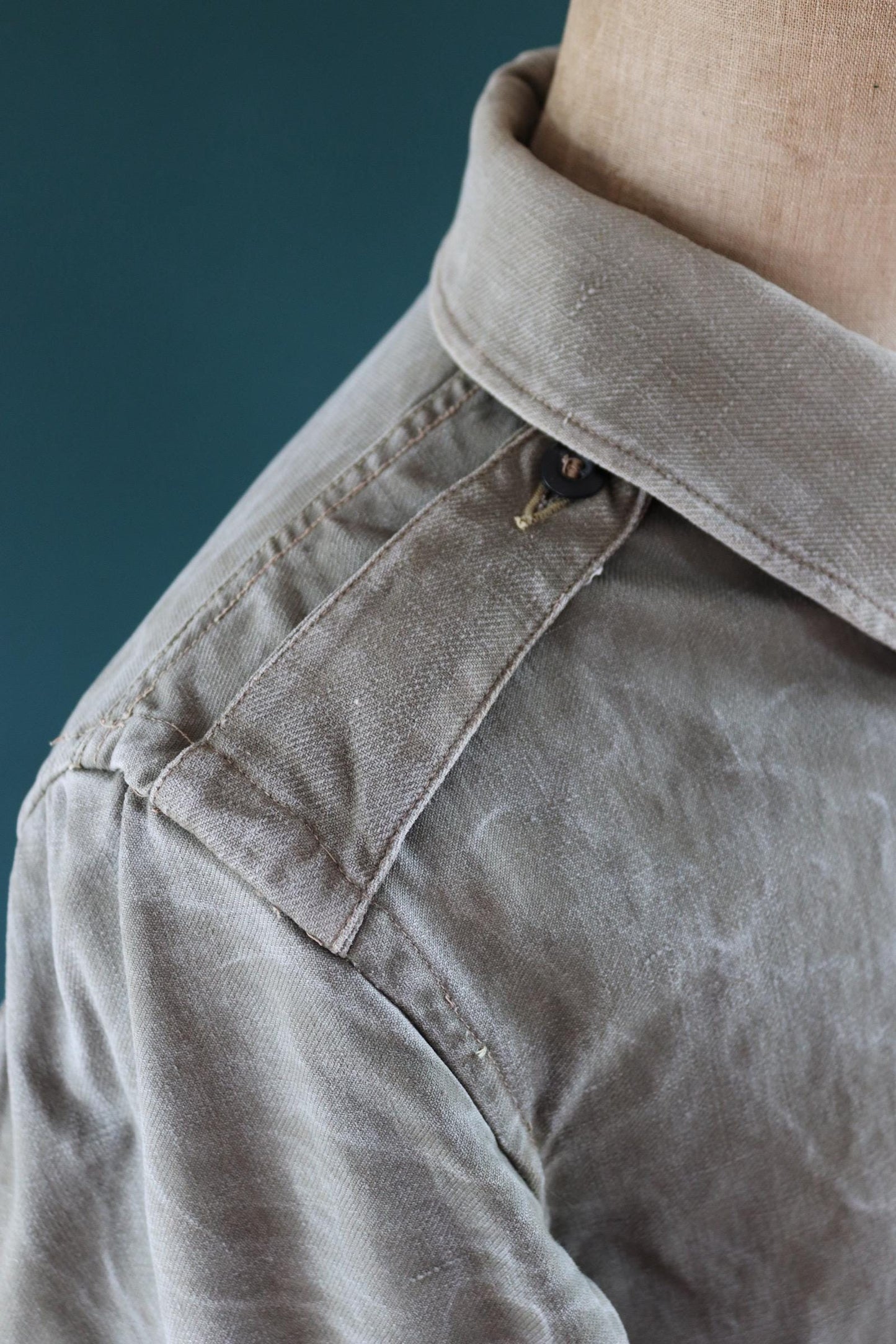 Vintage WW2 French M38 bourgeron - 1940s military jacket - 45” chest