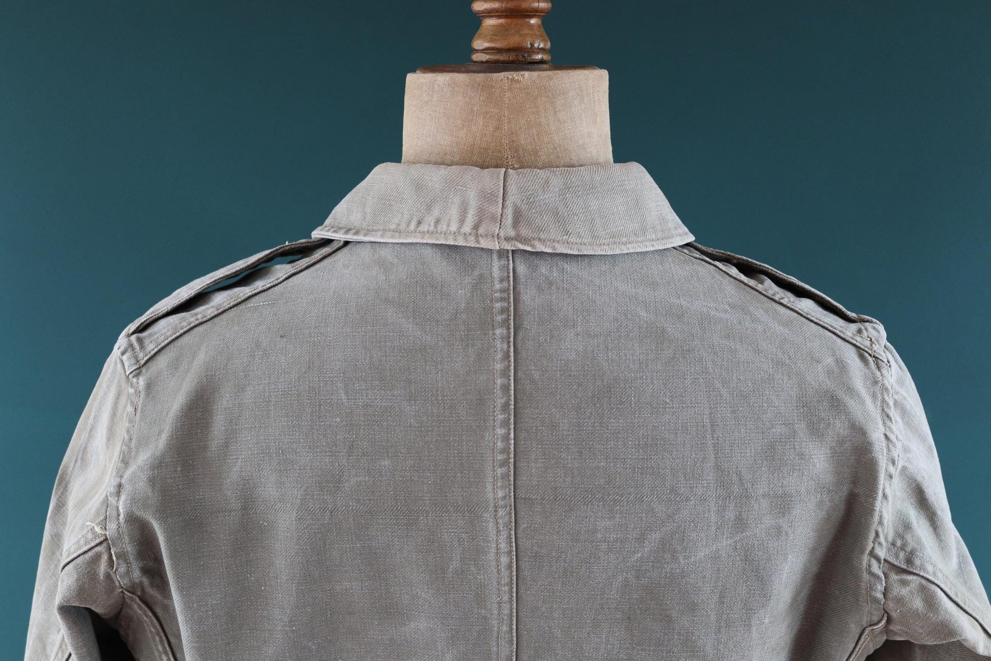 Vintage WW2 French M38 bourgeron - 1940s military jacket - 45” chest