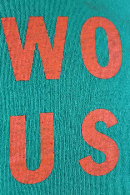 Vintage 1990s t shirt - single stitch - Awoga USA print - 40” chest