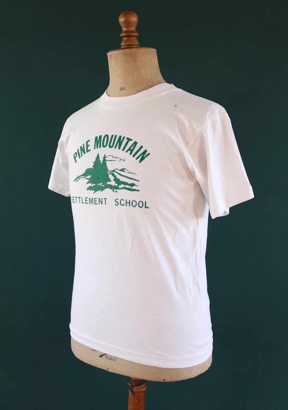 Vintage 1990s camp t shirt - Pine Mountain - white tee - 38” chest