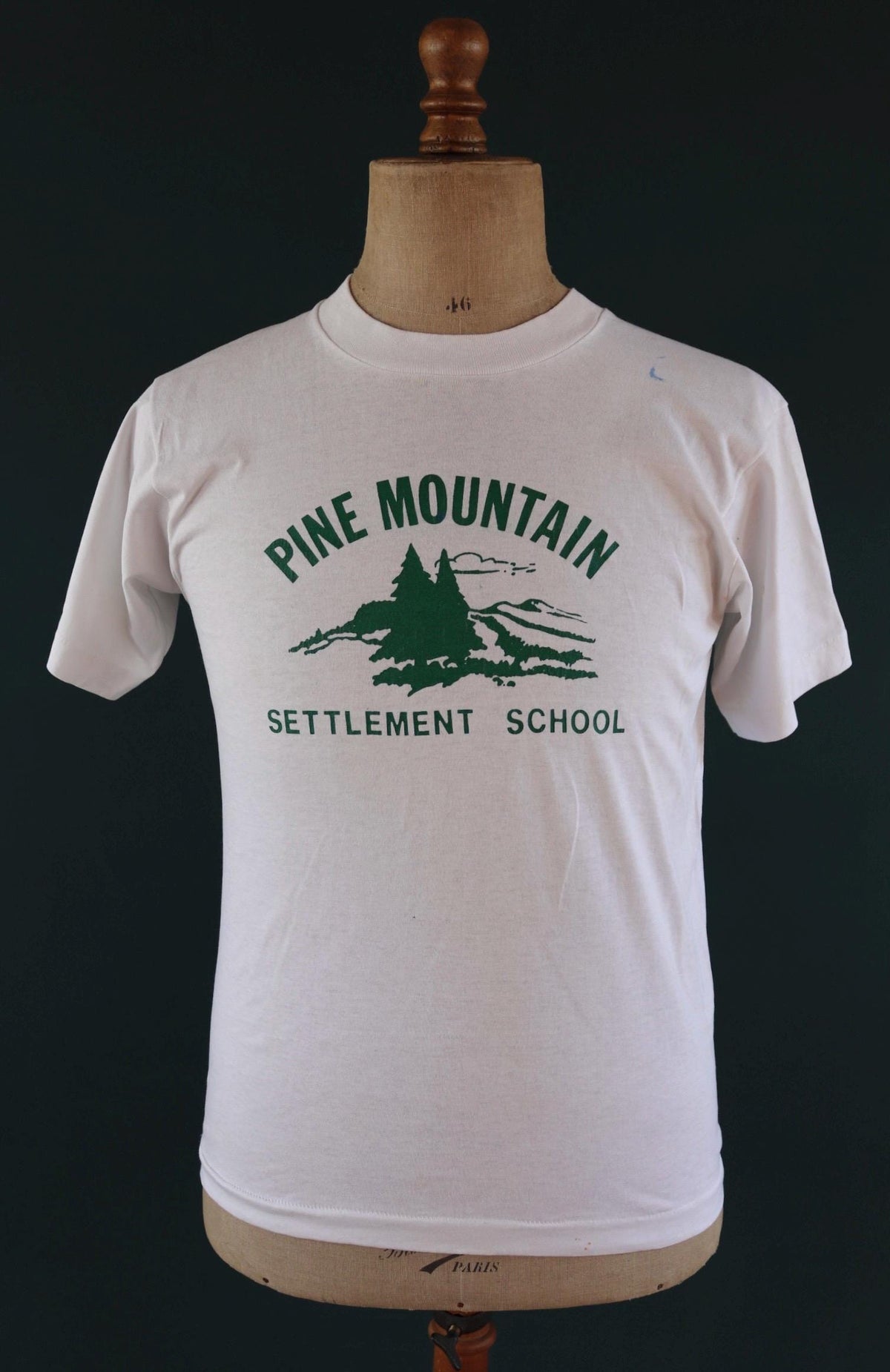 Vintage 1990s camp t shirt - Pine Mountain - white tee - 38” chest