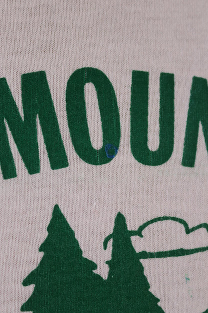 Vintage 1990s camp t shirt - Pine Mountain - white tee - 38” chest