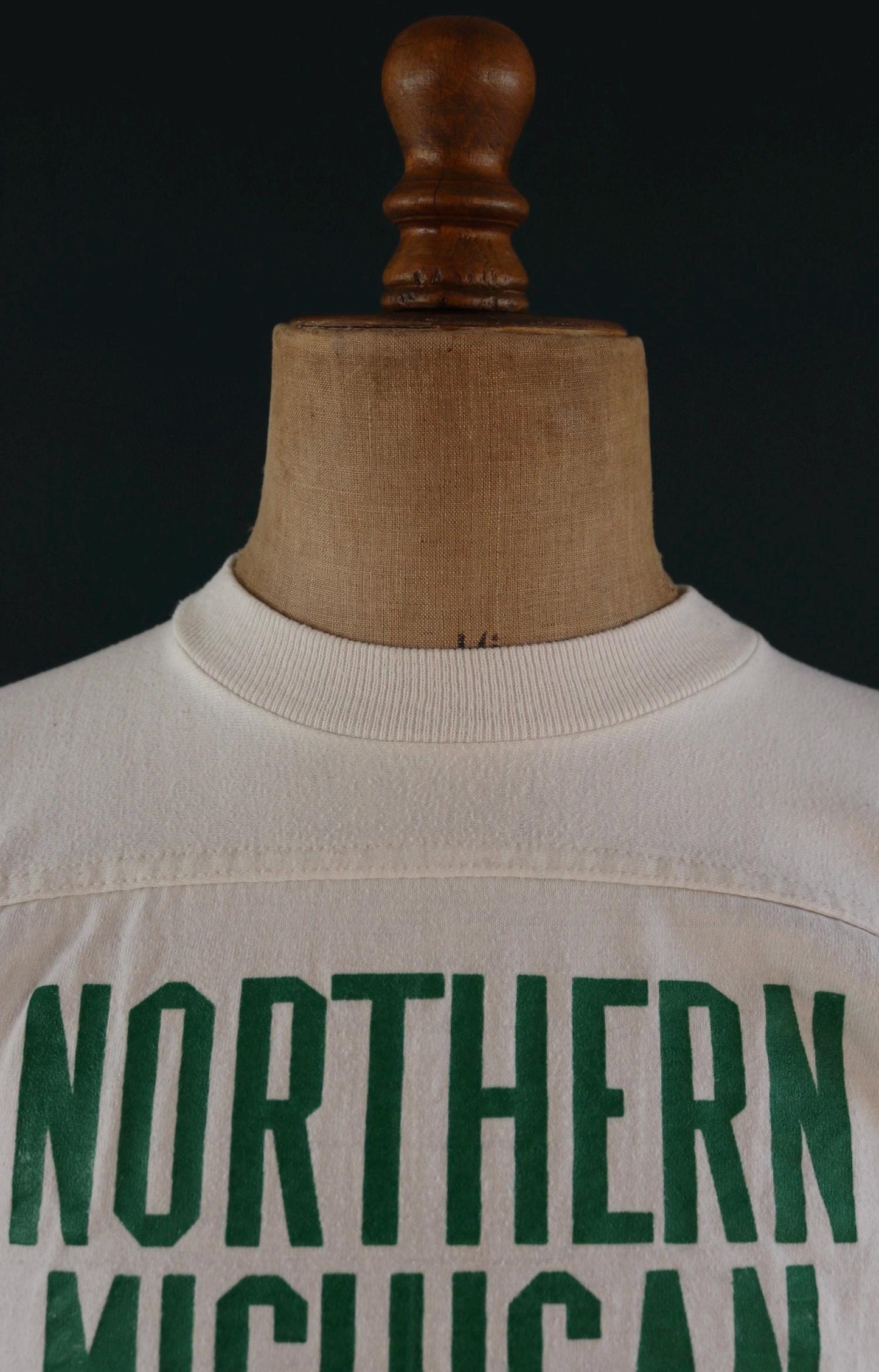 Vintage 1980s American University football shirt - Michigan tee - varsity sportswear - 40” chest