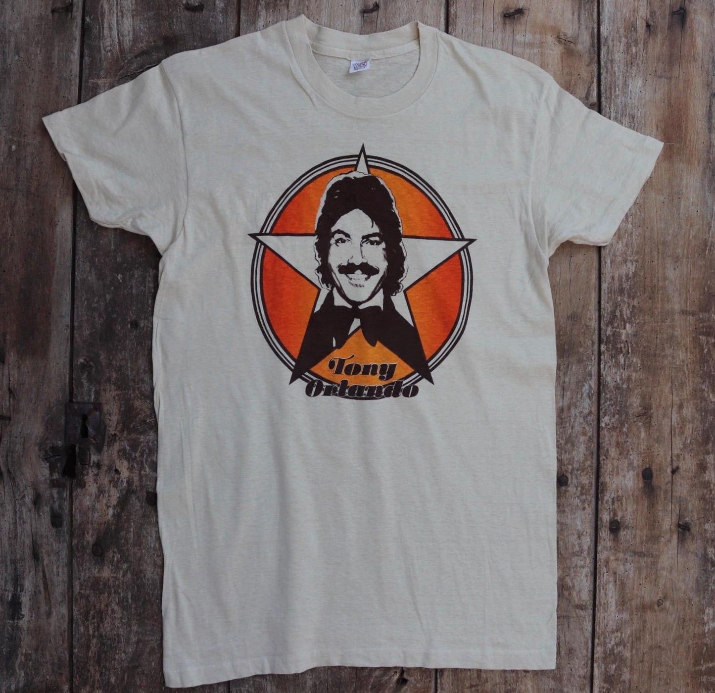 Vintage 1980s Tony Orlando t shirt - single stitch - 36” chest