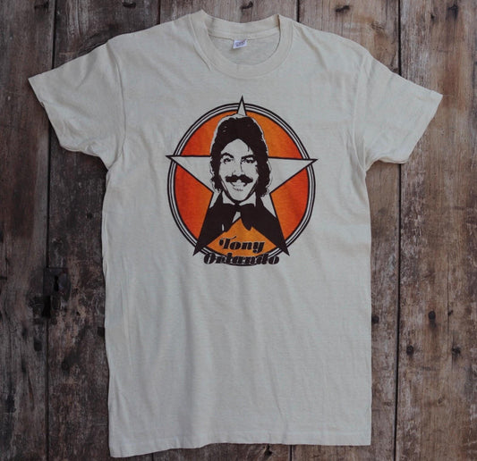 Vintage 1980s Tony Orlando t shirt - single stitch - 36” chest