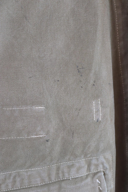 Vintage French M47 army jacket - herringbone twill - 1950s military - 47” chest