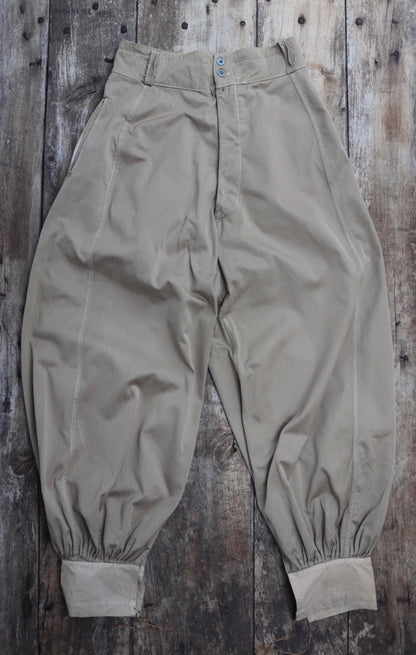 Vintage WW2 French Foreign Legion Sarouel trousers - military pantaloons - balloon leg pants - 31” x 33”