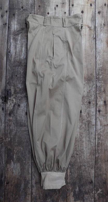 Vintage WW2 French Foreign Legion Sarouel trousers - military pantaloons - balloon leg pants - 31” x 33”