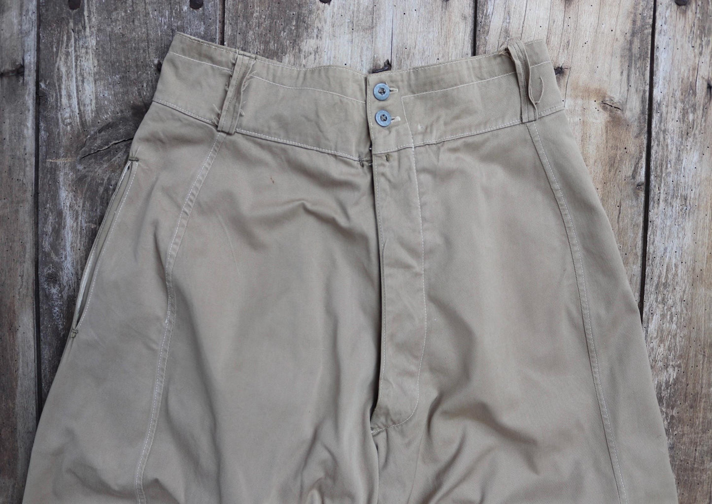 Vintage WW2 French Foreign Legion Sarouel trousers - military pantaloons - balloon leg pants - 31” x 33”