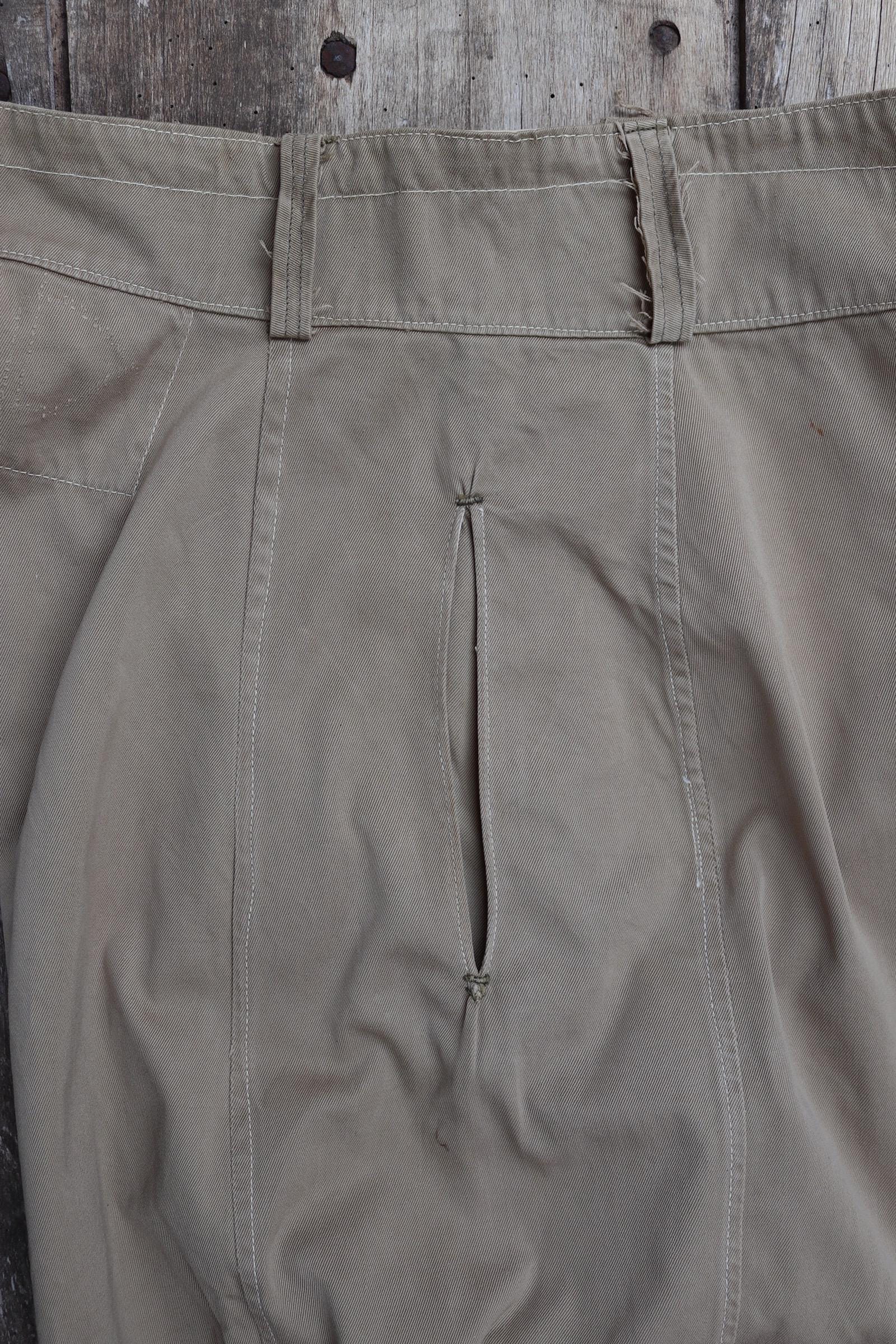 Vintage WW2 French Foreign Legion Sarouel trousers - military pantaloons - balloon leg pants - 31” x 33”