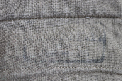 Vintage 1950s French army chinos - military trousers - pleated pants - 30" x 29"