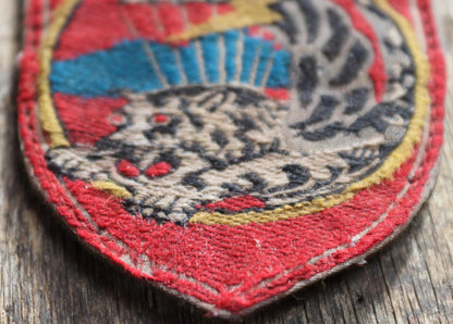Vintage repro 1970s Vietnam MACV SOG patch - crouching tiger - Special Commando Unit