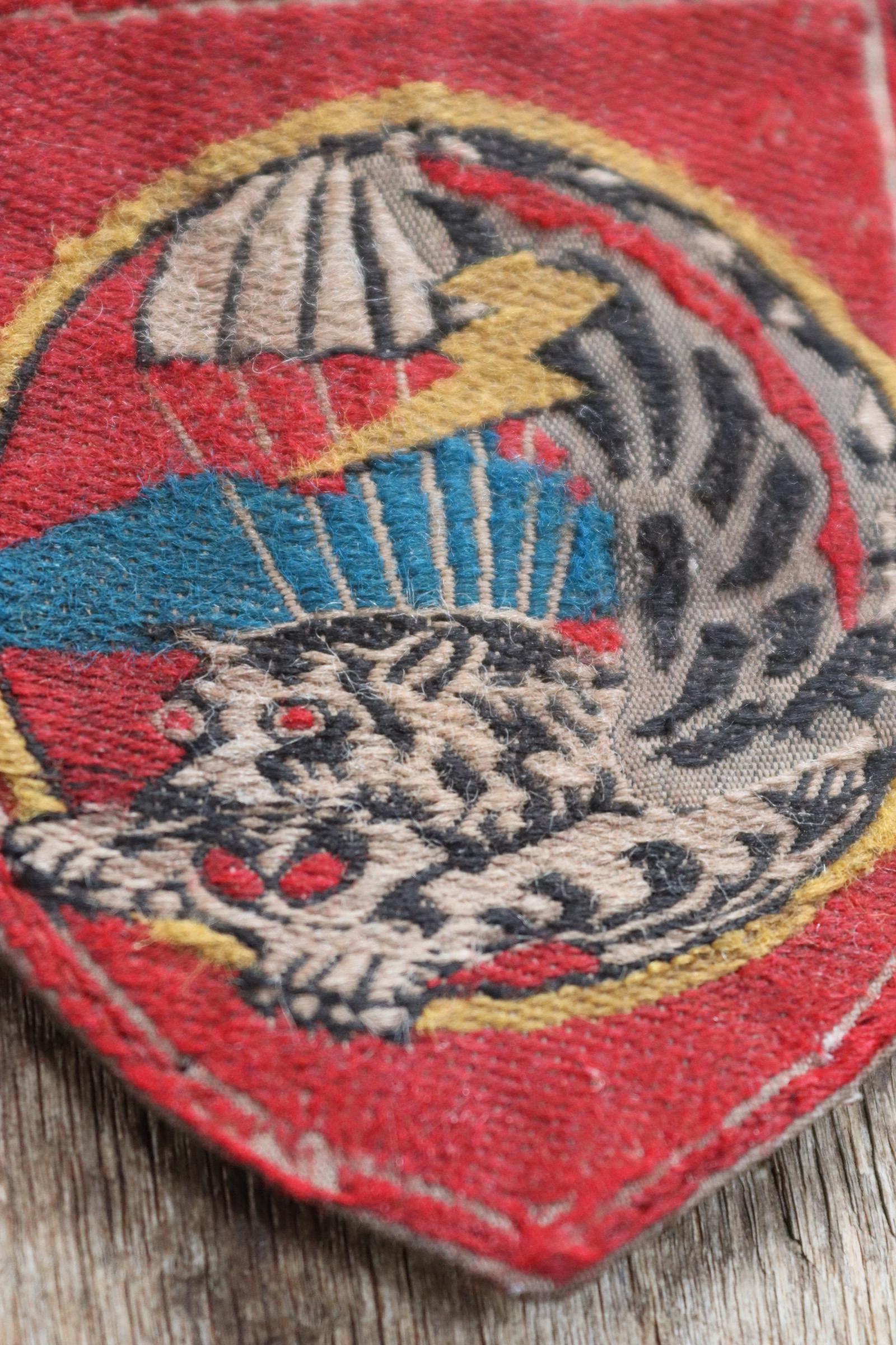 Vintage repro 1970s Vietnam MACV SOG patch - crouching tiger - Special Commando Unit