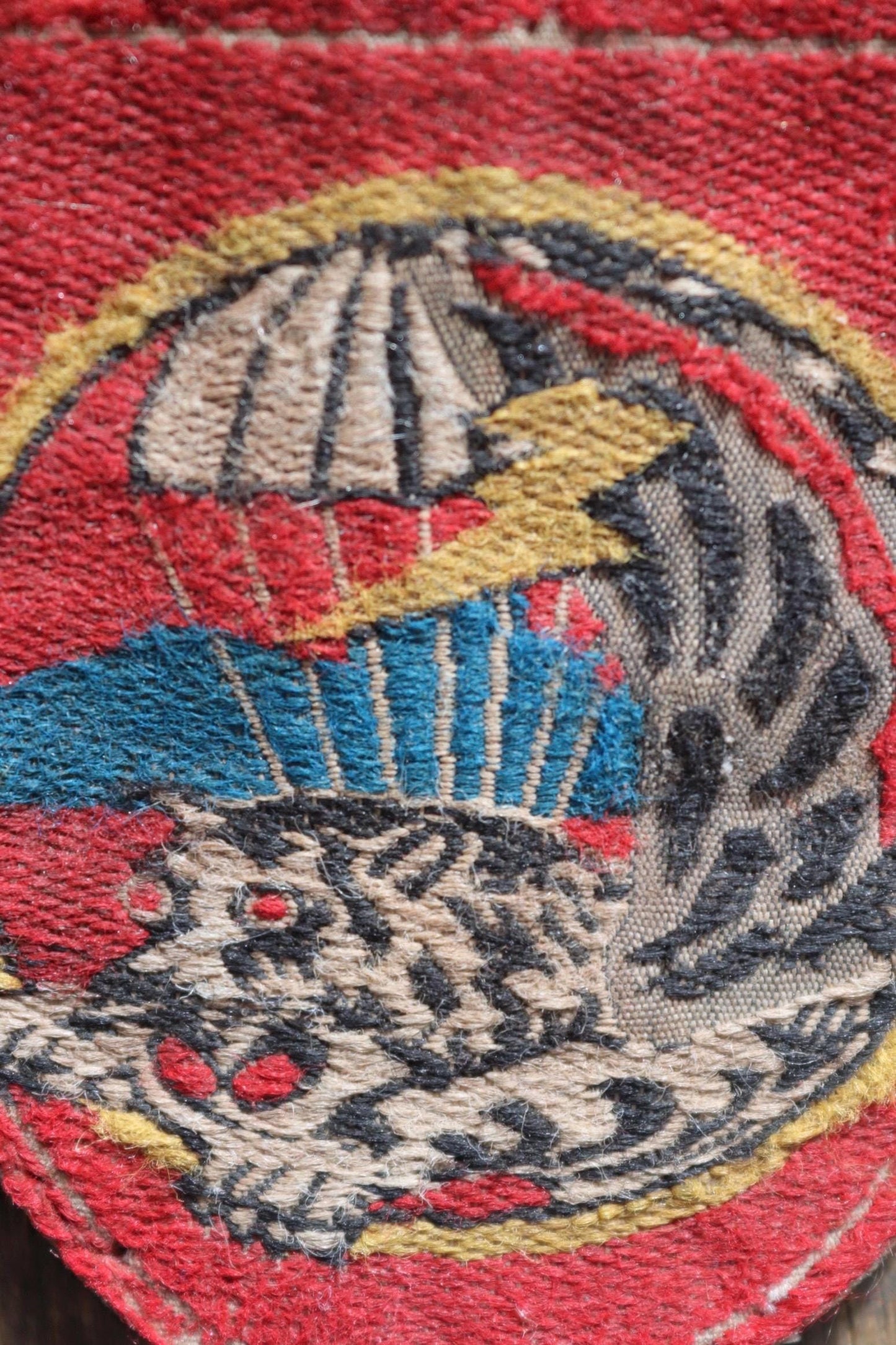 Vintage repro 1970s Vietnam MACV SOG patch - crouching tiger - Special Commando Unit