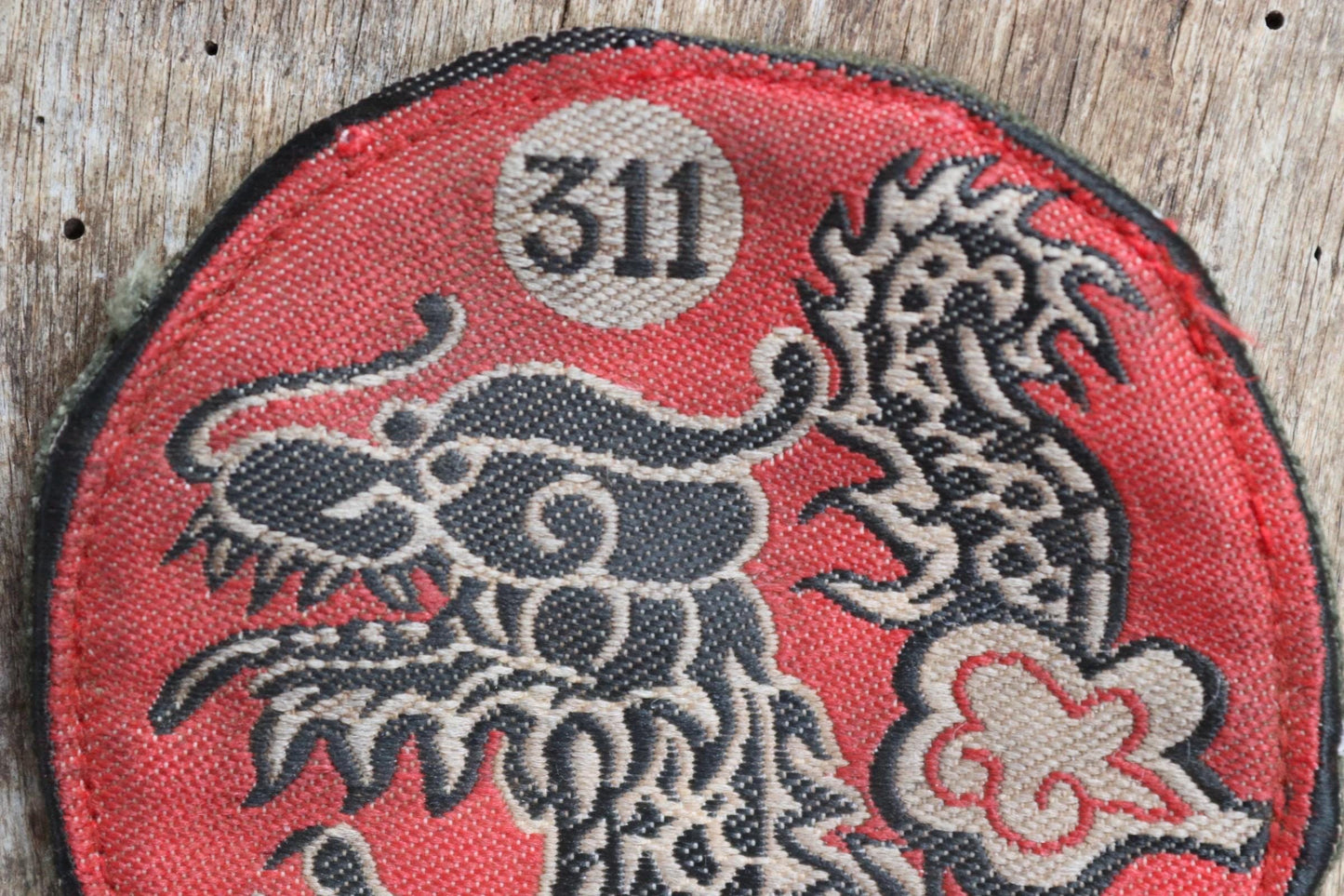 Vintage repro 1970s Vietnam ARVN 311th patch - Regional Force Battalion Dragon