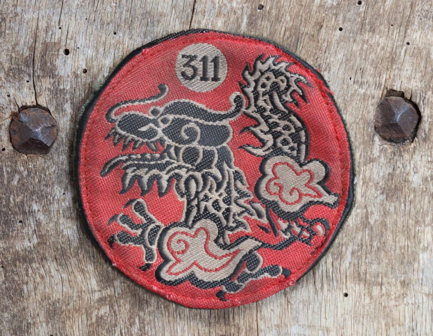 Vintage repro 1970s Vietnam ARVN 311th patch - Regional Force Battalion Dragon