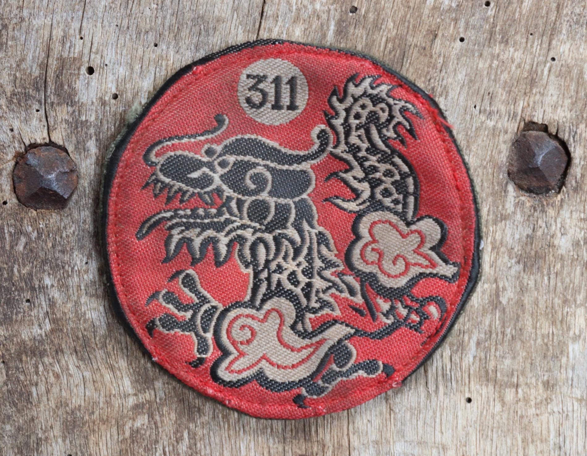Vintage repro 1970s Vietnam ARVN 311th patch - Regional Force Battalion Dragon