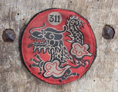Vintage repro 1970s Vietnam ARVN 311th patch - Regional Force Battalion Dragon