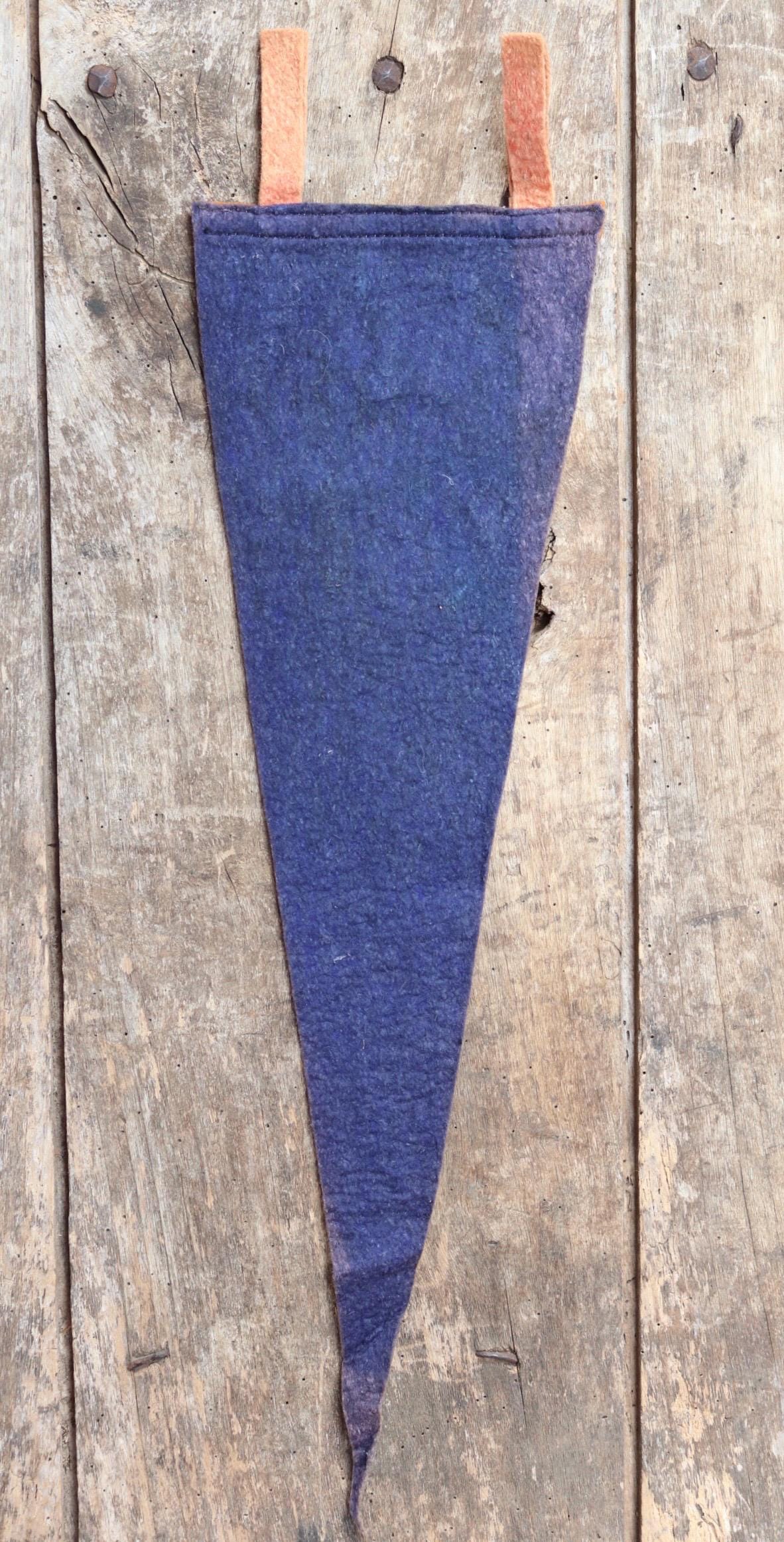 Vintage 1950s Canada pennant - mid century home decor - tourist souvenir - screen print