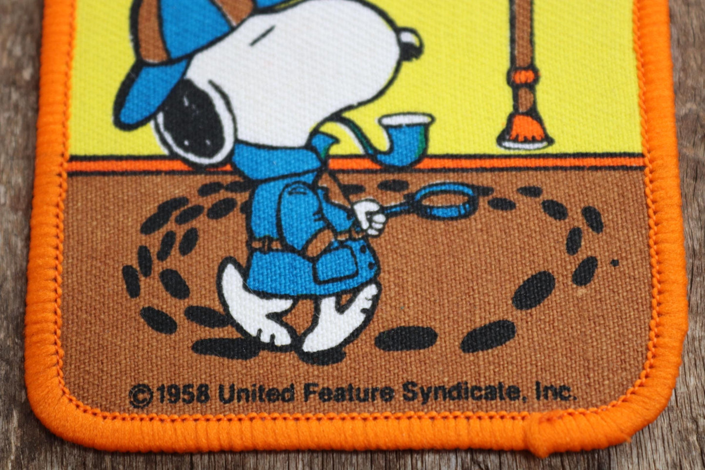 Vintage 1980s Snoopy patches - Peanuts embroidered badges - deadstock - Red Baron