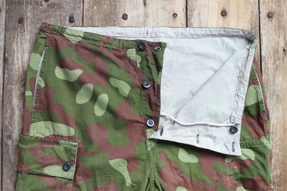 Vintage 1980s Finnish M62 camo trousers - windproof paratrooper pants - 39” x 29”
