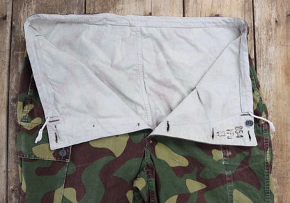 Vintage 1980s Finnish M62 camo trousers - windproof paratrooper pants - 41” x 29”