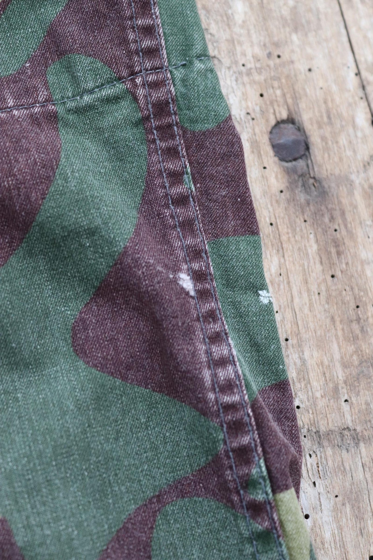 Vintage 1980s Finnish M62 camo trousers - windproof paratrooper pants - 41” x 29”