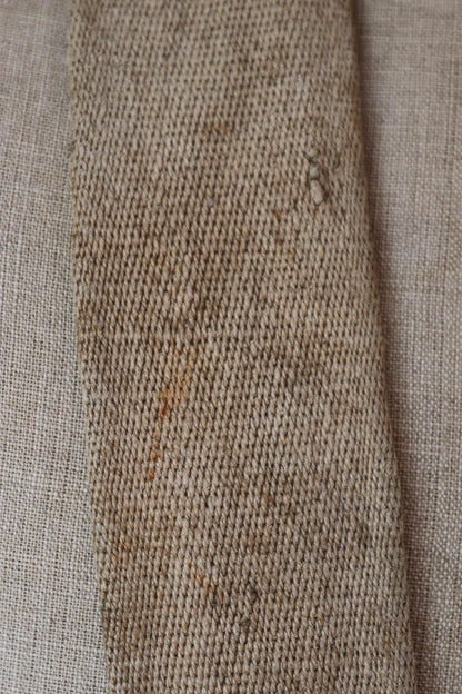Antique WW1 British military shoulder bag - Egyptian Citadel Workshop Stores - canvas and leather satchel - 1910s haversack