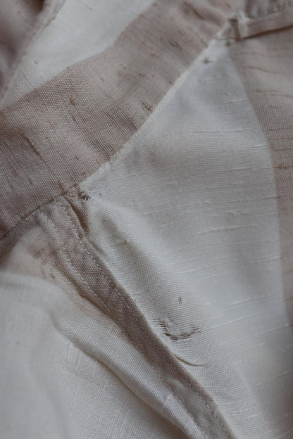 Vintage 1950s gaucho shirt - striped summer top - 38” chest