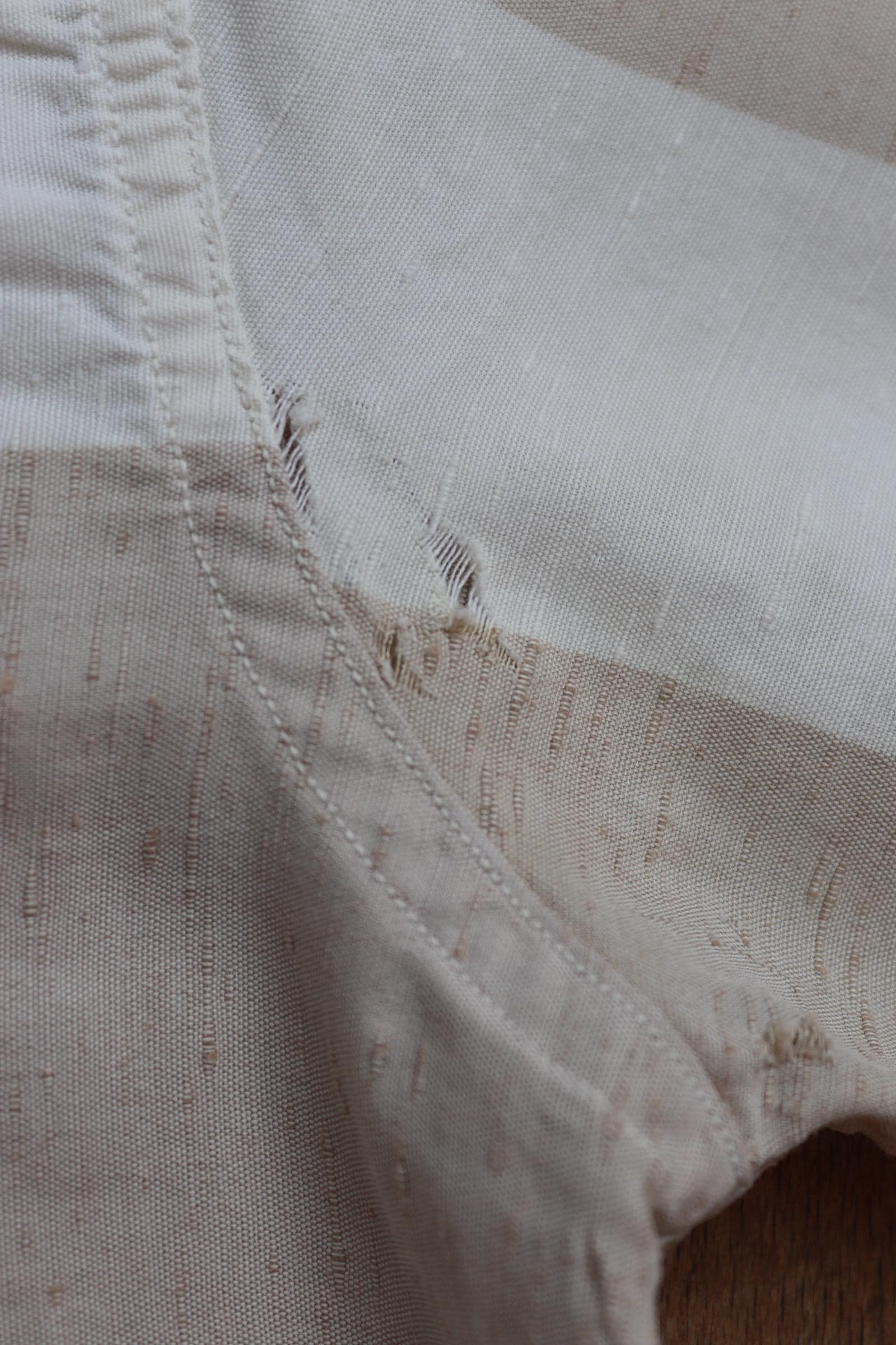 Vintage 1950s gaucho shirt - striped summer top - 38” chest