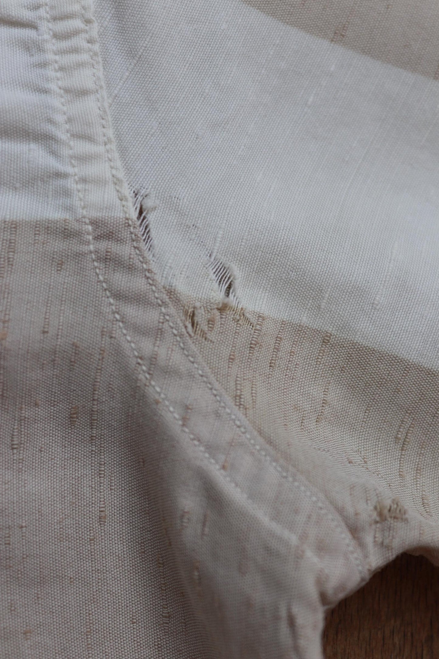 Vintage 1950s gaucho shirt - striped summer top - 38” chest