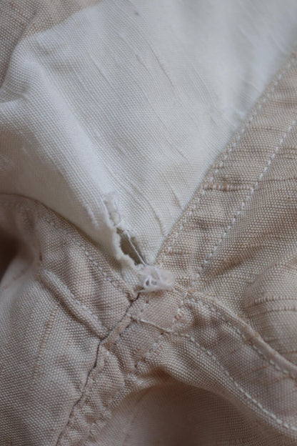 Vintage 1950s gaucho shirt - striped summer top - 38” chest