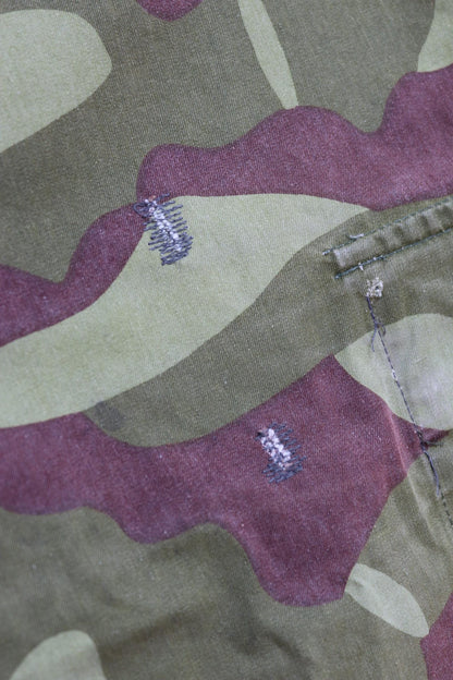 Vintage 1990s Finnish M62 camo trousers - windproof paratrooper pants - 40” x 28”