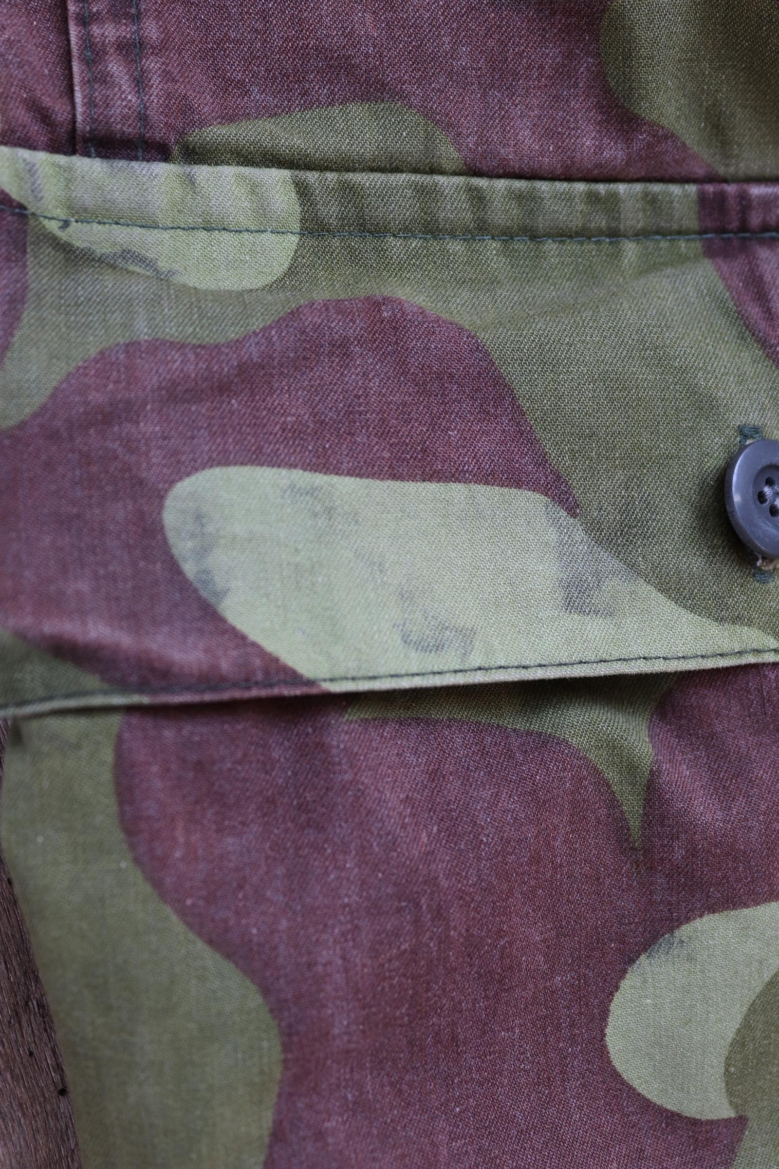 Vintage 1990s Finnish M62 camo trousers - windproof paratrooper pants - 40” x 28”