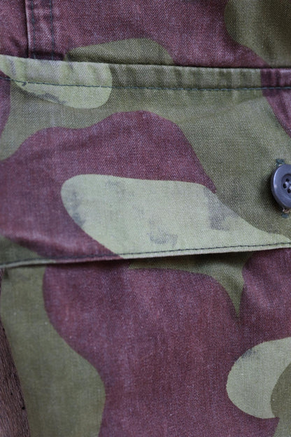 Vintage 1990s Finnish M62 camo trousers - windproof paratrooper pants - 40” x 28”