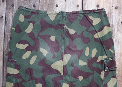 Vintage 1980s Finnish M62 camo trousers - windproof paratrooper pants - 39” x 29”