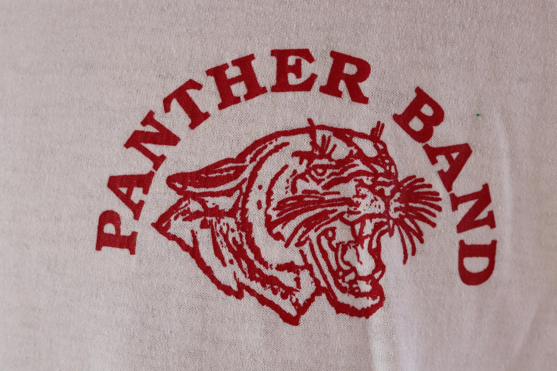 Vintage 1990s panther t shirt - high school band - 50 50 tee - 47” chest