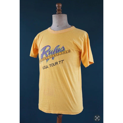 Vintage 1970s tour t shirt - Rufus and Chaka Khan - 40” chest