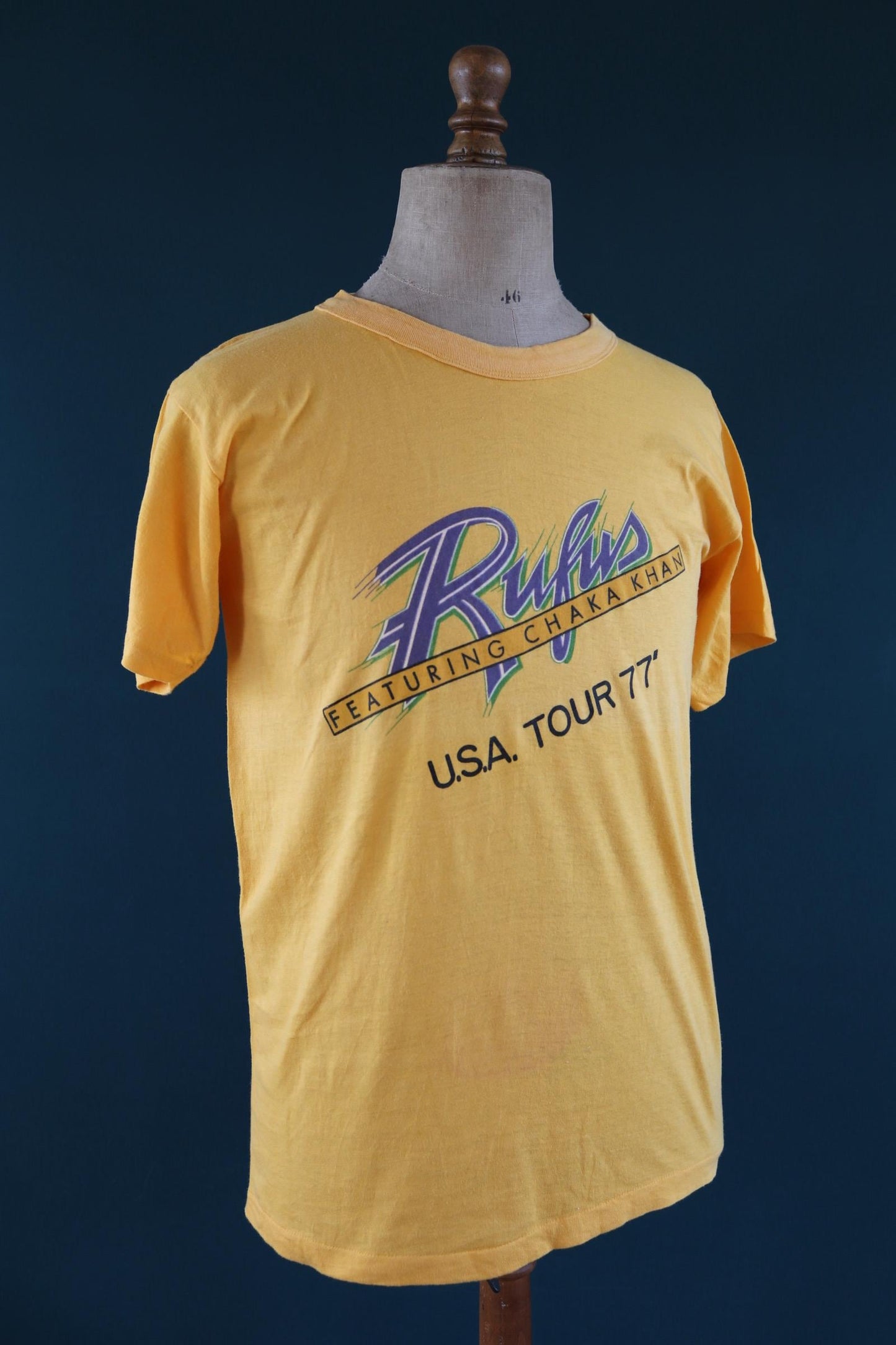 Vintage 1970s tour t shirt - Rufus and Chaka Khan - 40” chest