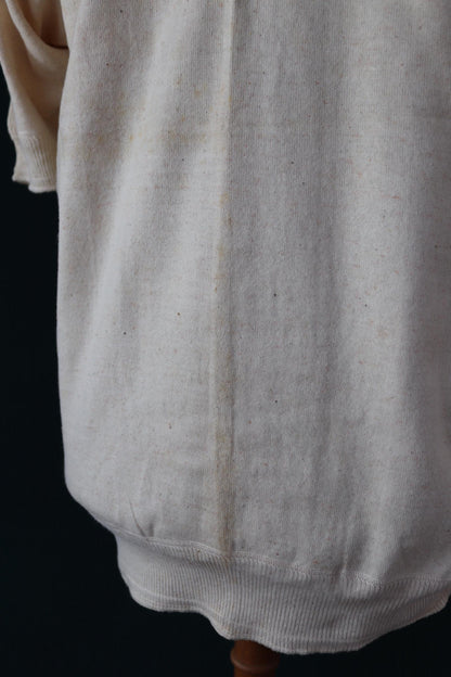 Vintage 1940s deadstock CC41 wool undershirt - WW2 clothing - Henley top - thermal layer - 44" chest
