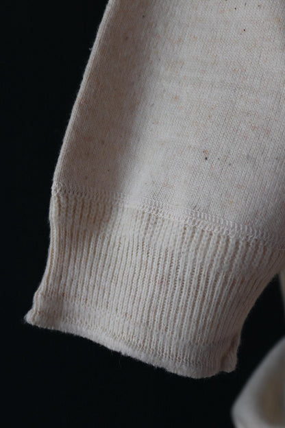Vintage 1940s deadstock CC41 wool undershirt - WW2 clothing - Henley top - thermal layer - 44" chest
