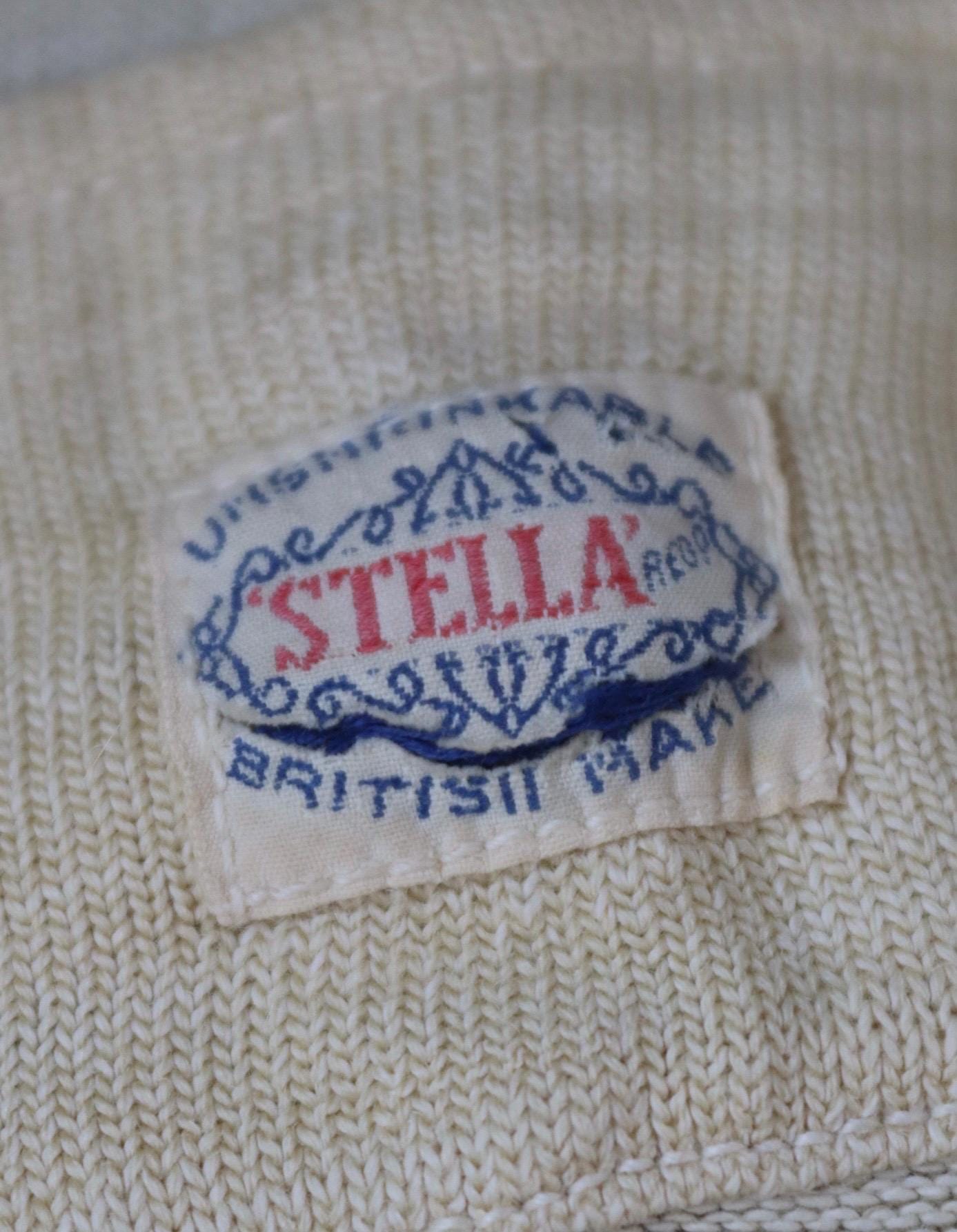 Vintage 1940s wool undershirt - WW2 clothing - Henley top - thermal layer - 44" chest