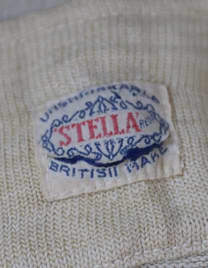 Vintage 1940s wool undershirt - WW2 clothing - Henley top - thermal layer - 44" chest