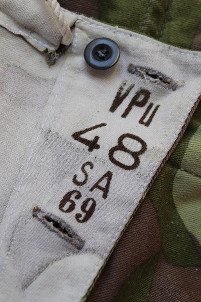 Vintage 1960s Finnish M62 camo trousers - windproof paratrooper pants - 37” x 29”