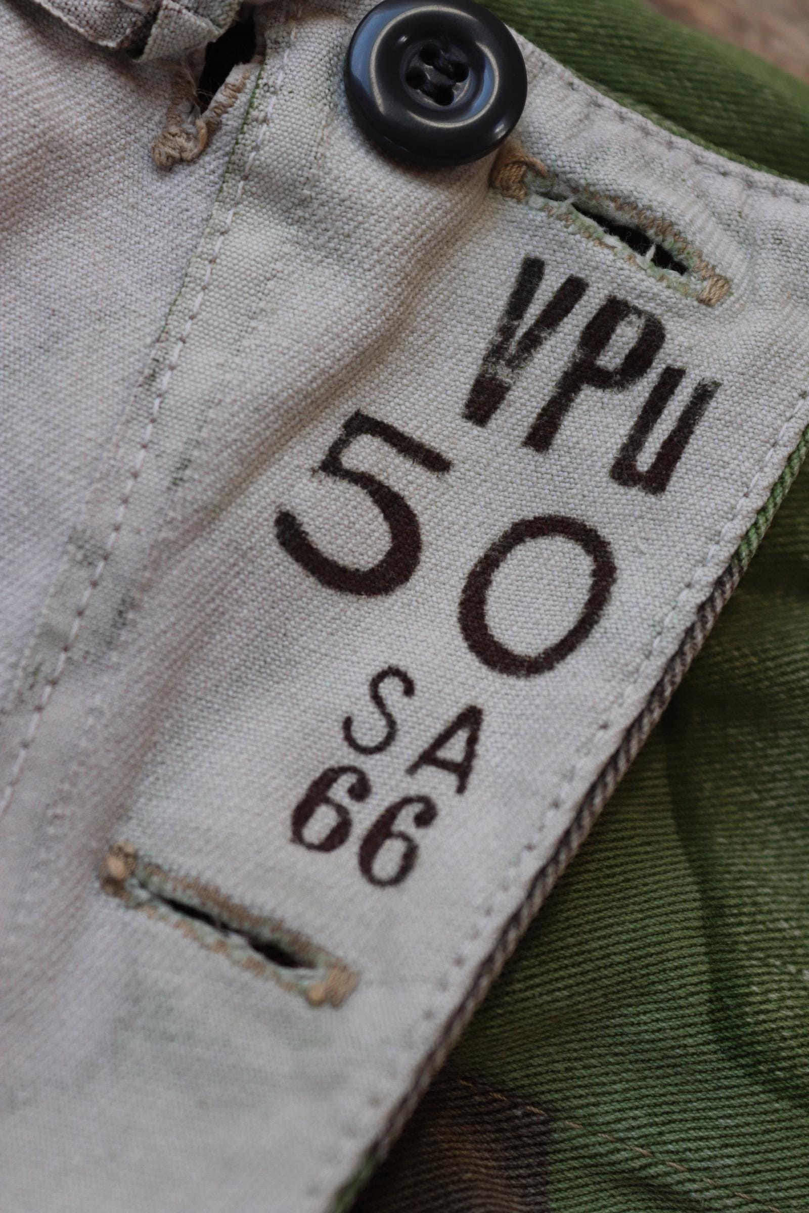 Vintage 1960s Finnish M62 camo trousers - windproof paratrooper pants - 38” x 33”